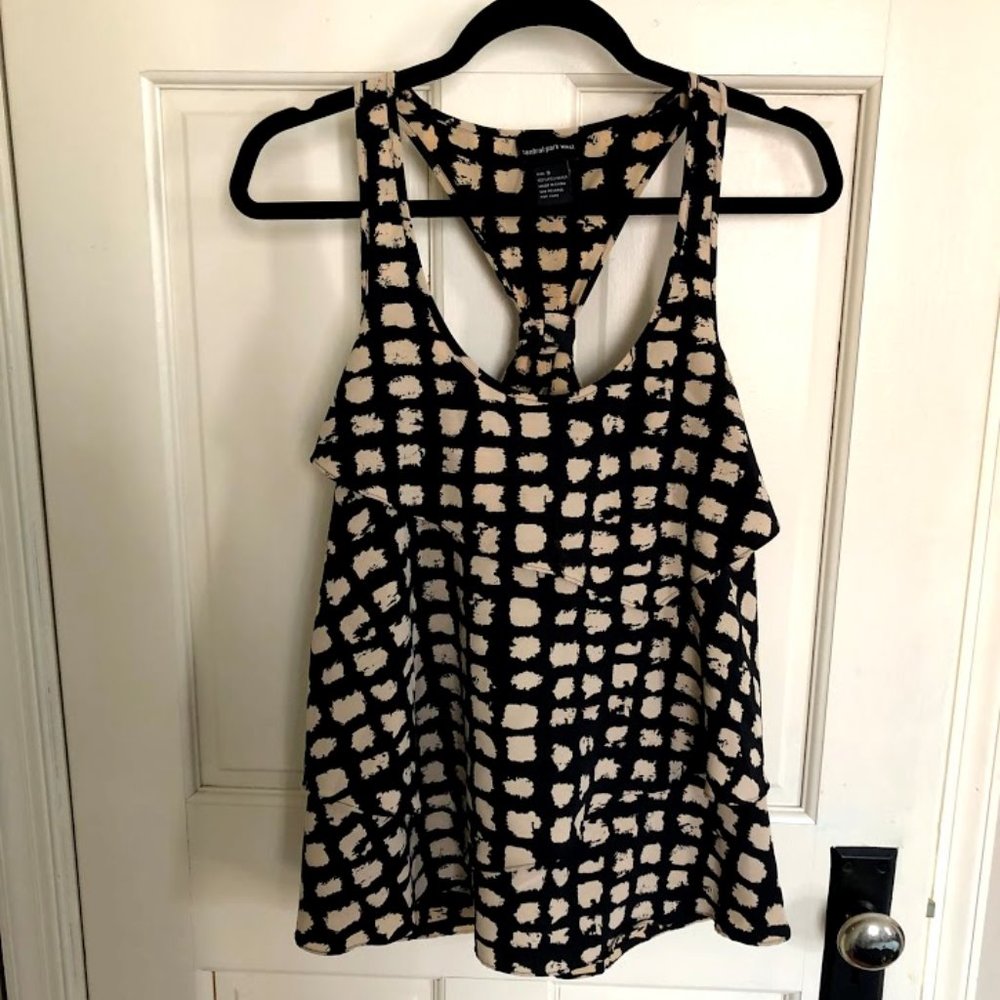 Central Park West Printed Tank Top